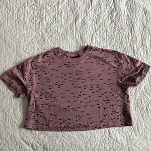 Small purple Nike crop top